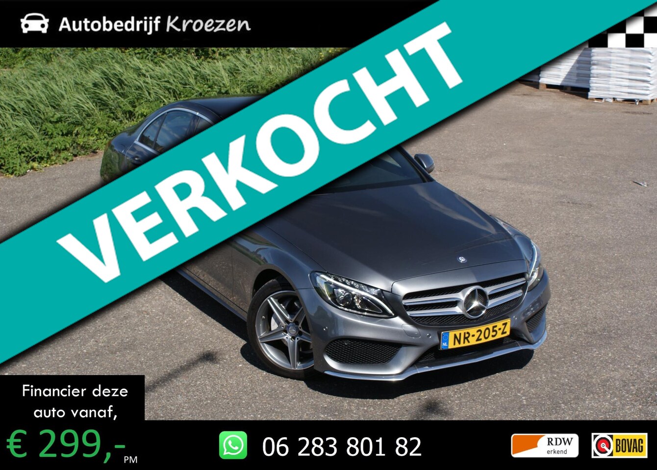 Mercedes-Benz C-klasse - 180 AMG Sport Edition | Org NL | Burmester | Leder | Trekhaak - AutoWereld.nl