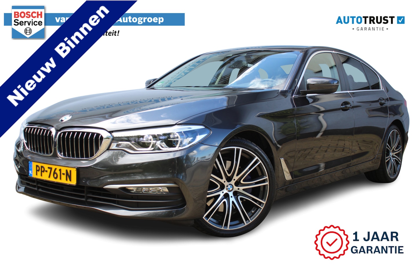 BMW 5-serie - 530i High Executive | Incl. 12 maanden Garantie | Harman/Kardon Audiosysteem | Elektrisch - AutoWereld.nl