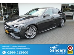 Mercedes-Benz C-klasse - 180 AMG Line / NL auto/ Trekhaak af-fabriek/ Panorama/ Burmester / 19 inch