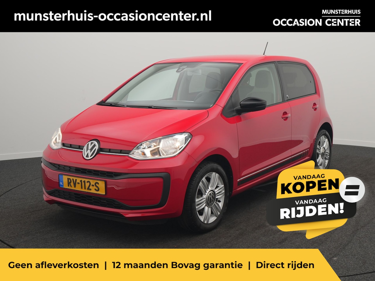 Volkswagen Up! - 1.0 BMT up! beats - RIJKLAARPRIJS - Airco - Bluetooth - Lage Kilometerstand! - AutoWereld.nl