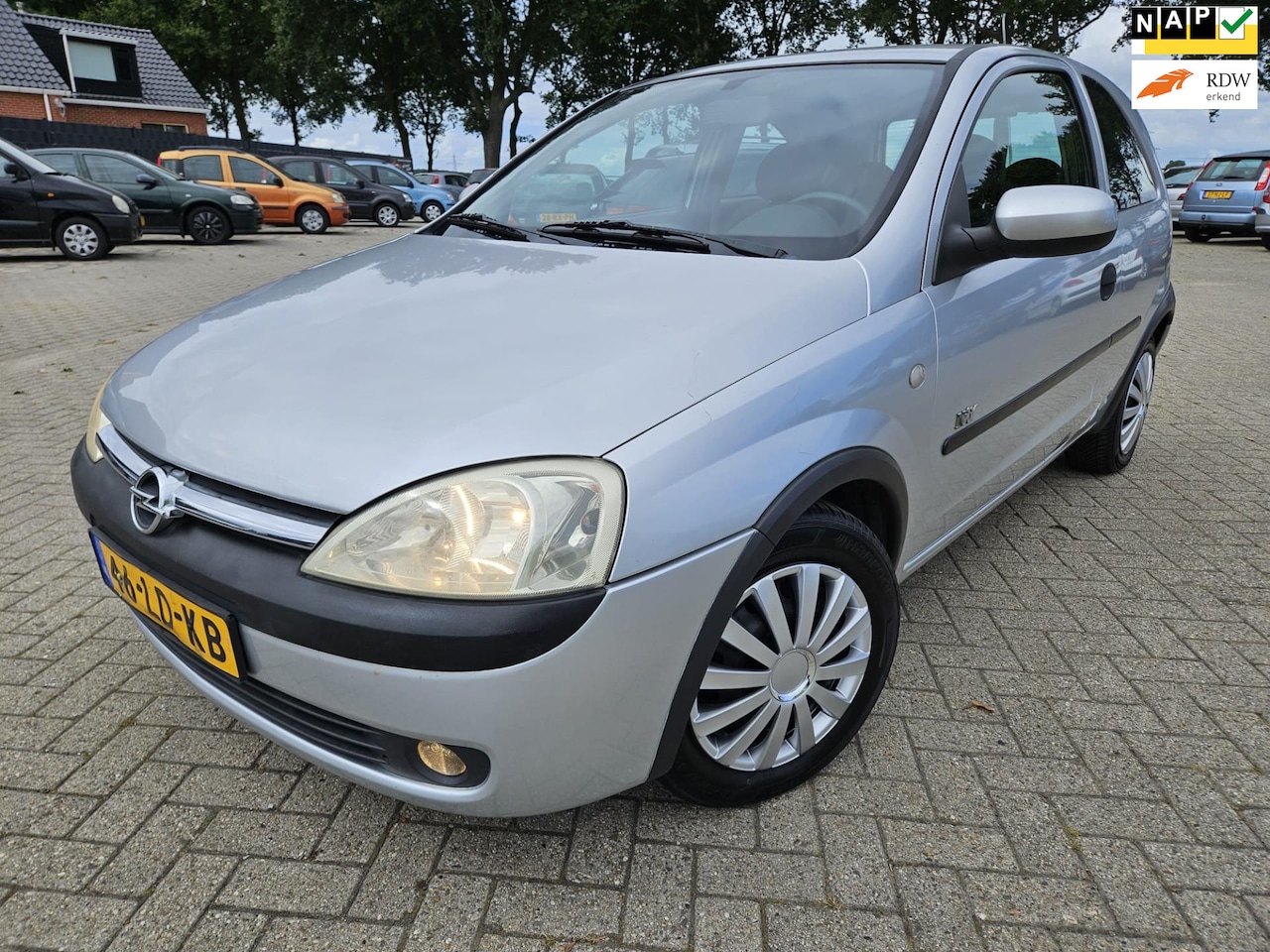 Opel Corsa - 1.2-16V Njoy 2002. Mistlampen/CV/Elektrische ramen etc.. APK 08-2026 - AutoWereld.nl
