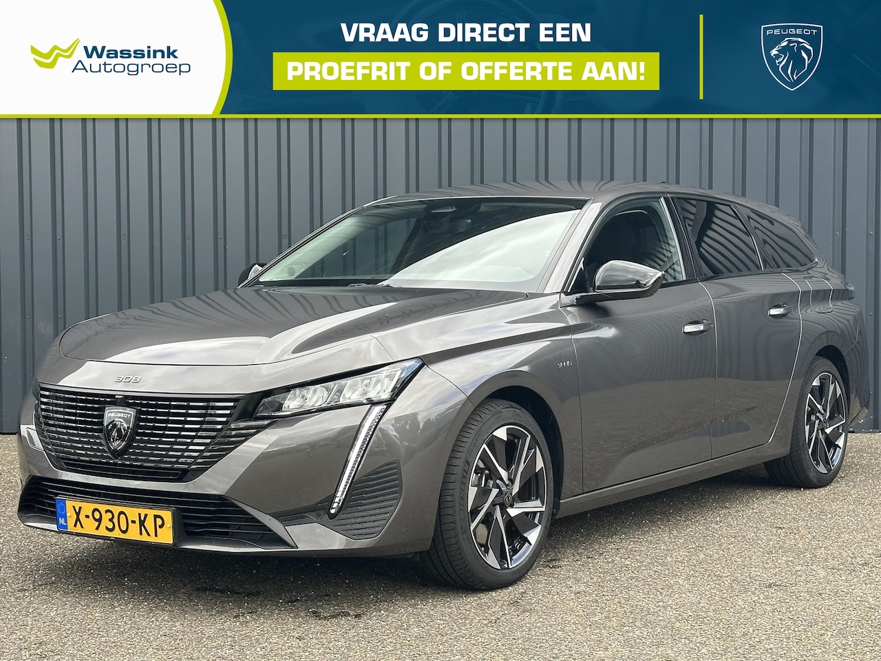 Peugeot 308 SW - 1.6 HYbrid 180pk e-EAT8 Allure Pack Business Trekhaak 1.450 kg. | 360 Camera | Verwarmde V - AutoWereld.nl