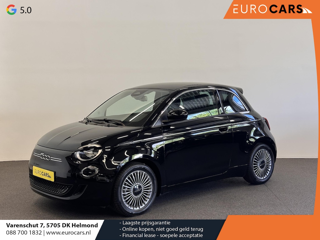 Fiat 500 - Icon 42 kWh 118pk Aut. Navigatie Carplay Parkeersensoren achter + Camera Cruise Control Vi - AutoWereld.nl