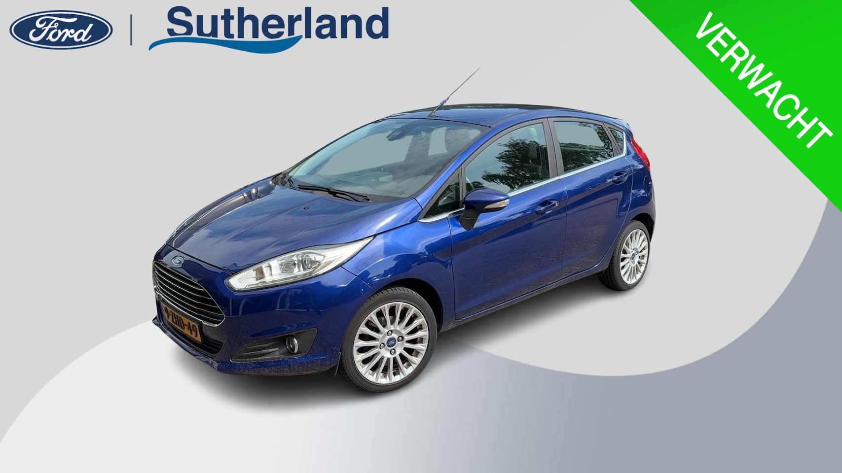 Ford Fiesta - 1.0 EcoBoost Titanium 100pk | Navigatie | Cruise Controle | Parkeersensoren - AutoWereld.nl