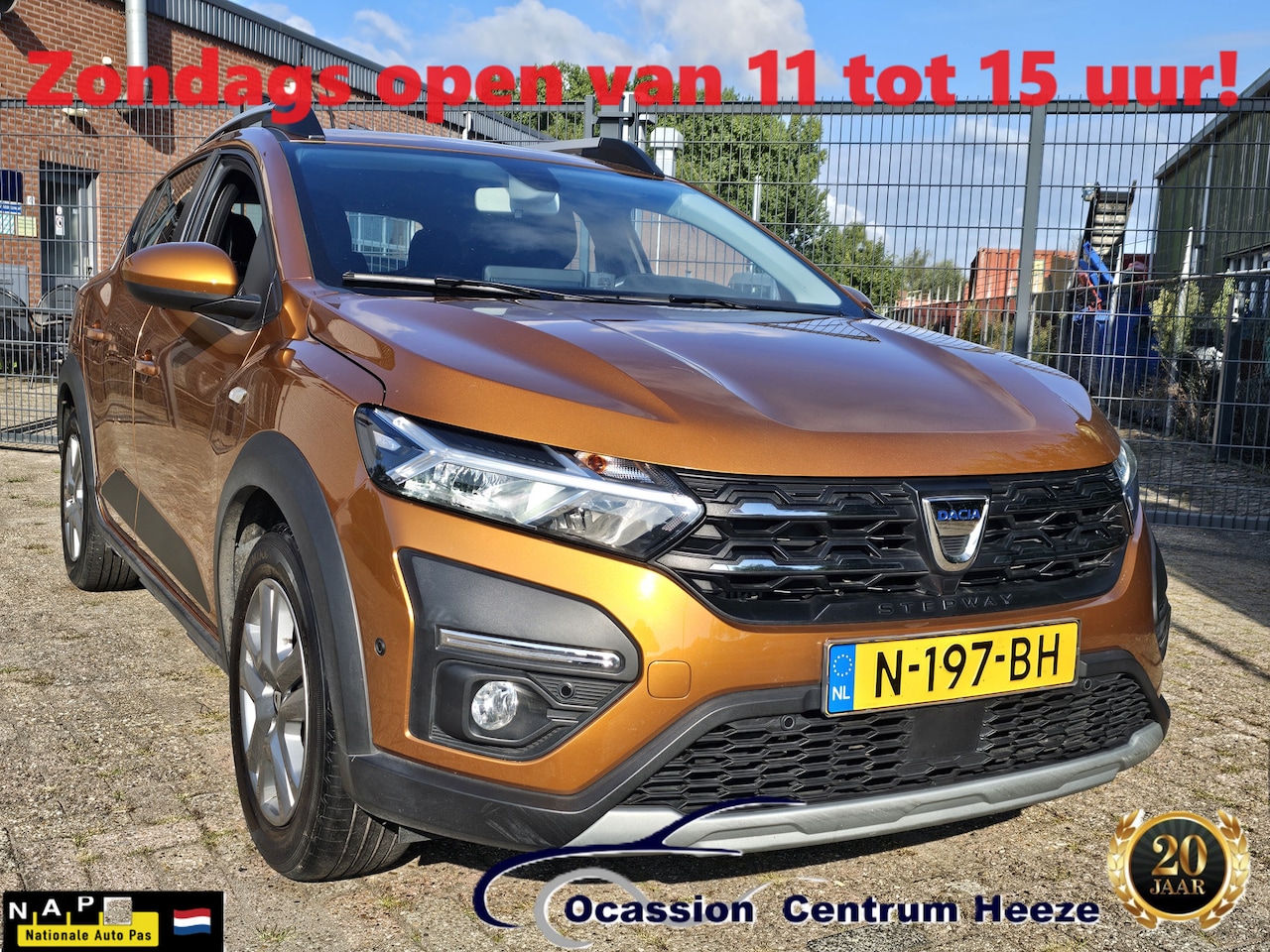 Dacia Sandero Stepway - 1.0 TCe 100 Bi-Fuel, Camera! Carplay! Zondag OPEN! - AutoWereld.nl