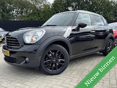 MINI Countryman - 1.6 One LEER / ZWART LMV / RIJKLAAR / BEURT GEHAD + APK