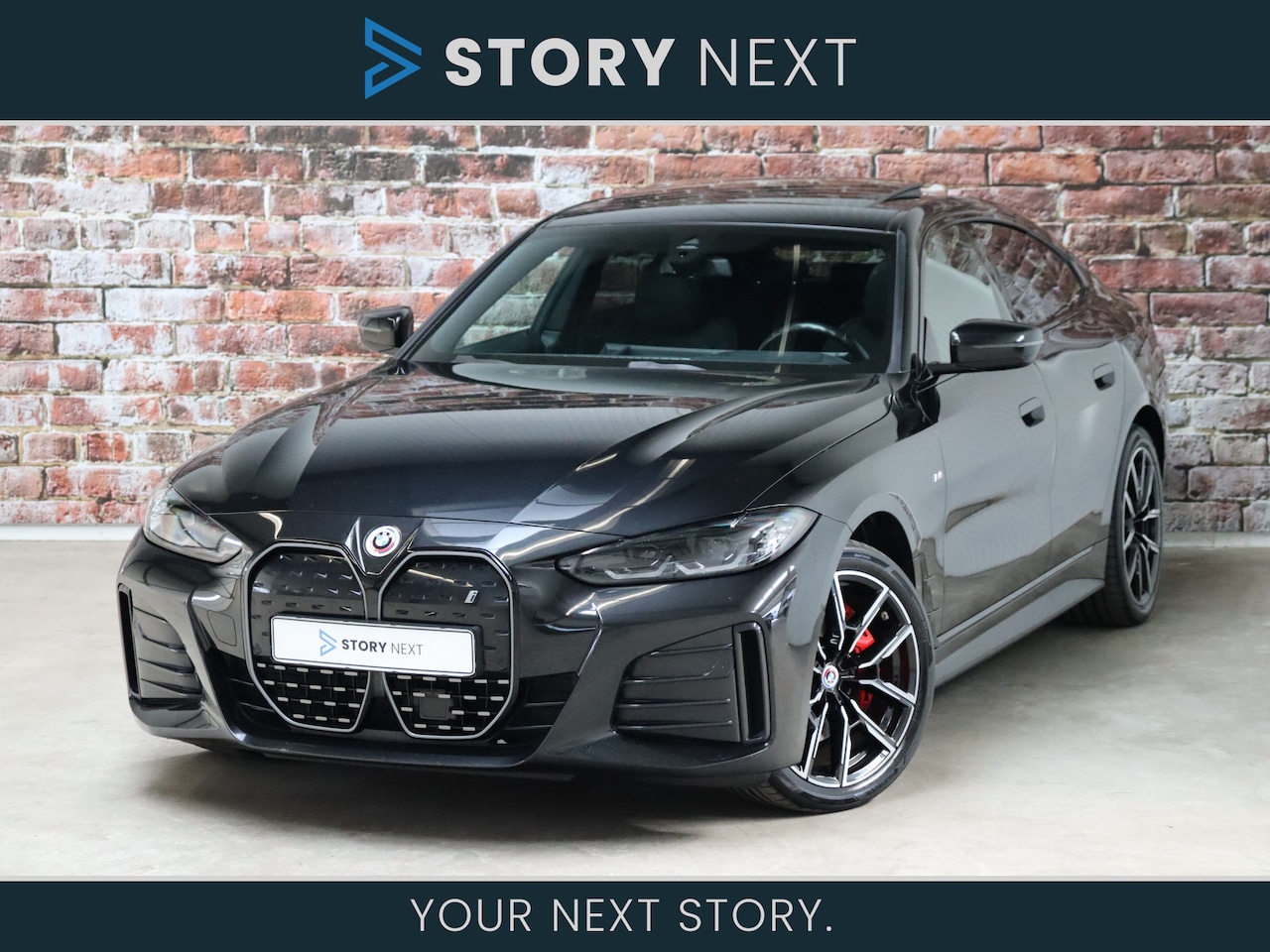 BMW i4 - eDrive40 High Executive M Sport Pakket Automaat / Live Cockpit Pro / 19 Inch / Schuif-/kan - AutoWereld.nl