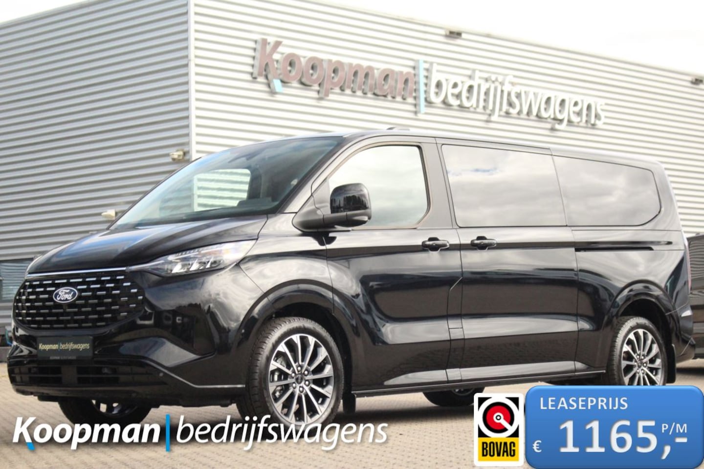 Ford Tourneo Connect - Custom 2.5 PHEV 233pk L2H1 Titanium X | 8-Persoons | 360° Camera | B&O | 3-Zone Climate | - AutoWereld.nl