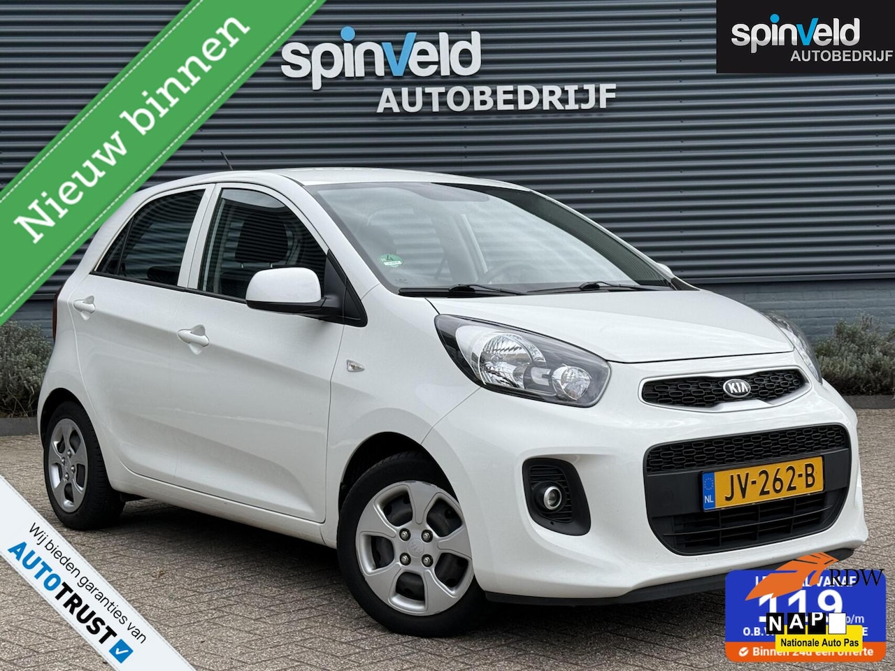 Kia Picanto - 1.0 CVVT EconomyPlusLine BJ`16 NAP NL Dealer ond Airco - AutoWereld.nl