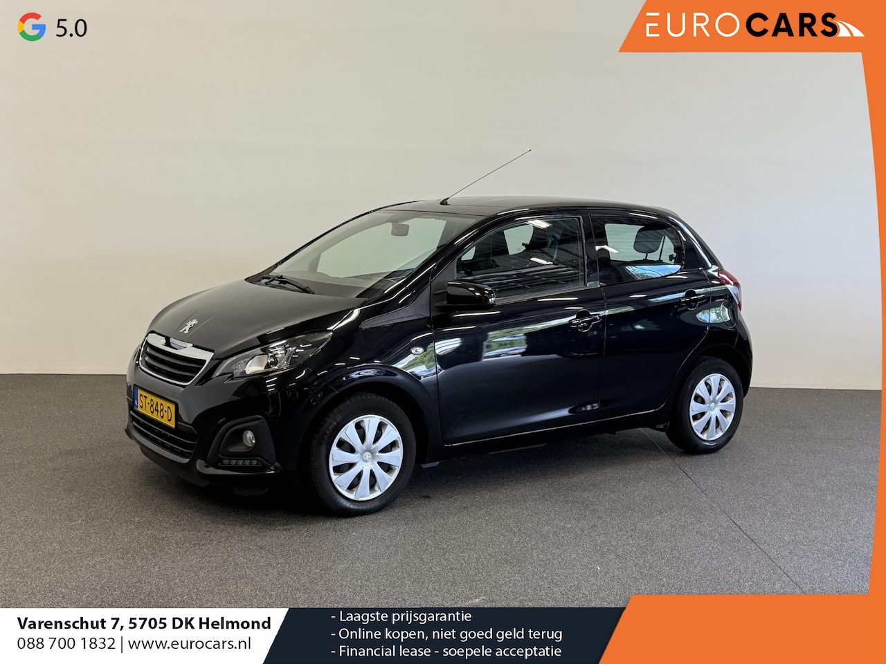 Peugeot 108 - 1.0 e-VTi Active | Airco | Bluetooth | Eletrisch pakket | 5 deurs | 56899 km! - AutoWereld.nl