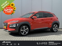 Hyundai Kona - 1.0T Premium / 1e eig / Nieuwstaat / 18" / Lederen Bekleding / Stoel ventilatie en verwarm
