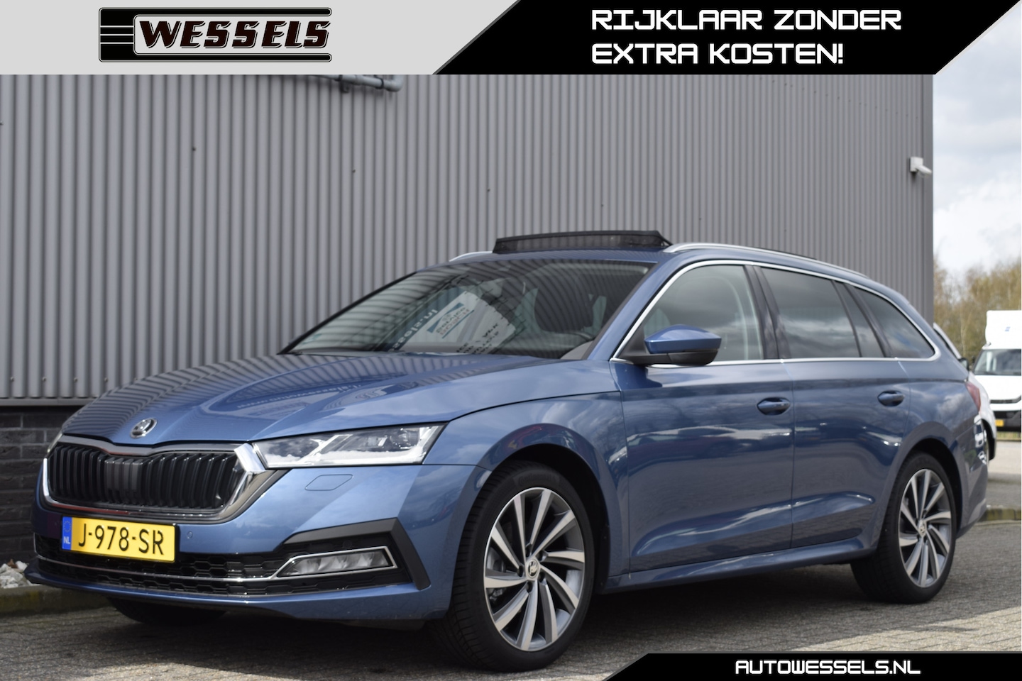 Skoda Octavia Combi - 1.5 TSI First Edition Facelift! Panorama, Virtual cockpit, Adaptive cruise, Keyless, Carpl - AutoWereld.nl