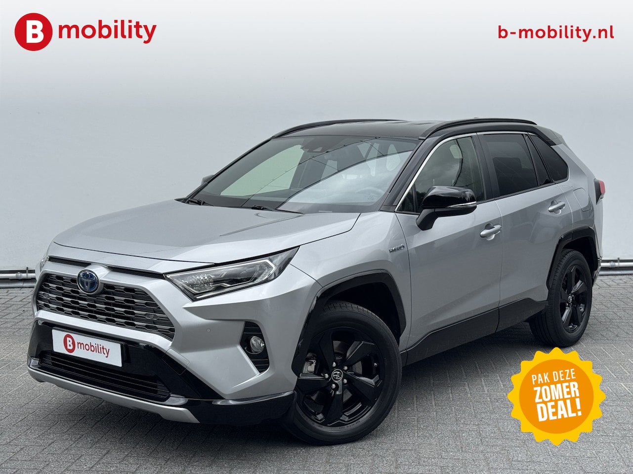 Toyota RAV4 - 2.5 Hybrid Bi-Tone 180PK Automaat | Trekhaak | Adaptive Cruise Control | Stoelverwarming | - AutoWereld.nl