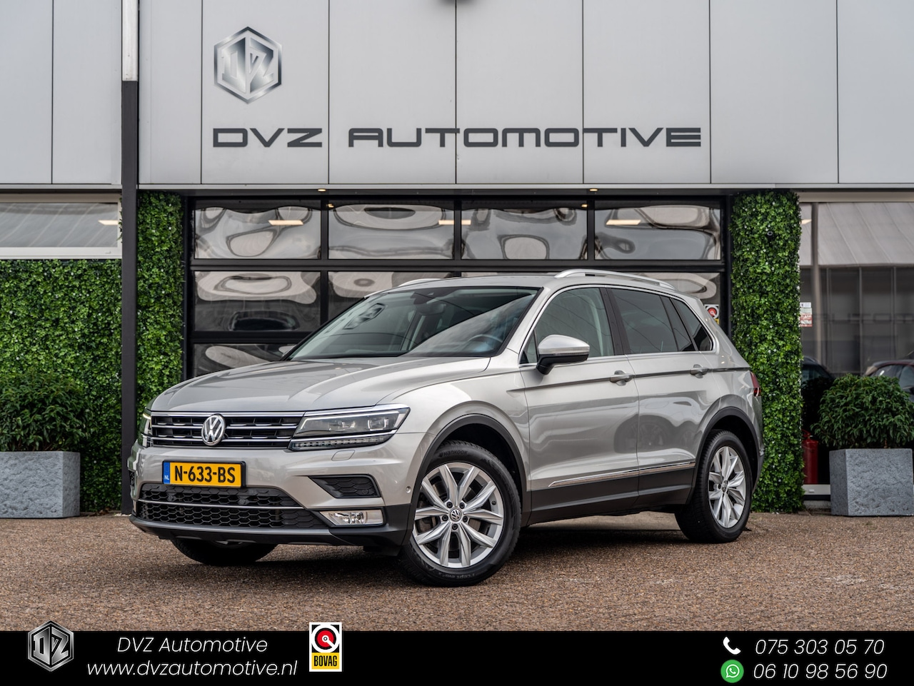Volkswagen Tiguan - 2.0 TSI 4Motion DSG Highline | Navi | Cruise | Elek. Kofferklep | - AutoWereld.nl