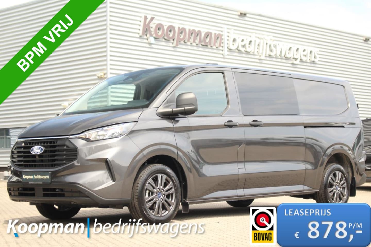 Ford Transit Custom - 320 2.0TDCI 170pk Automaat | L2H1 Trend DC | 4x4 | AWD | L+R Zijdeur | Stoel + Stuurverwar - AutoWereld.nl