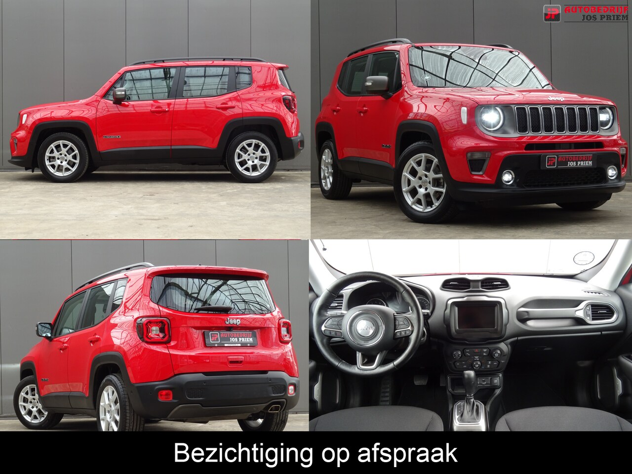 Jeep Renegade - 1.3T Limited * OPEN DAK * CARPLAY * LAGE KM !! - AutoWereld.nl