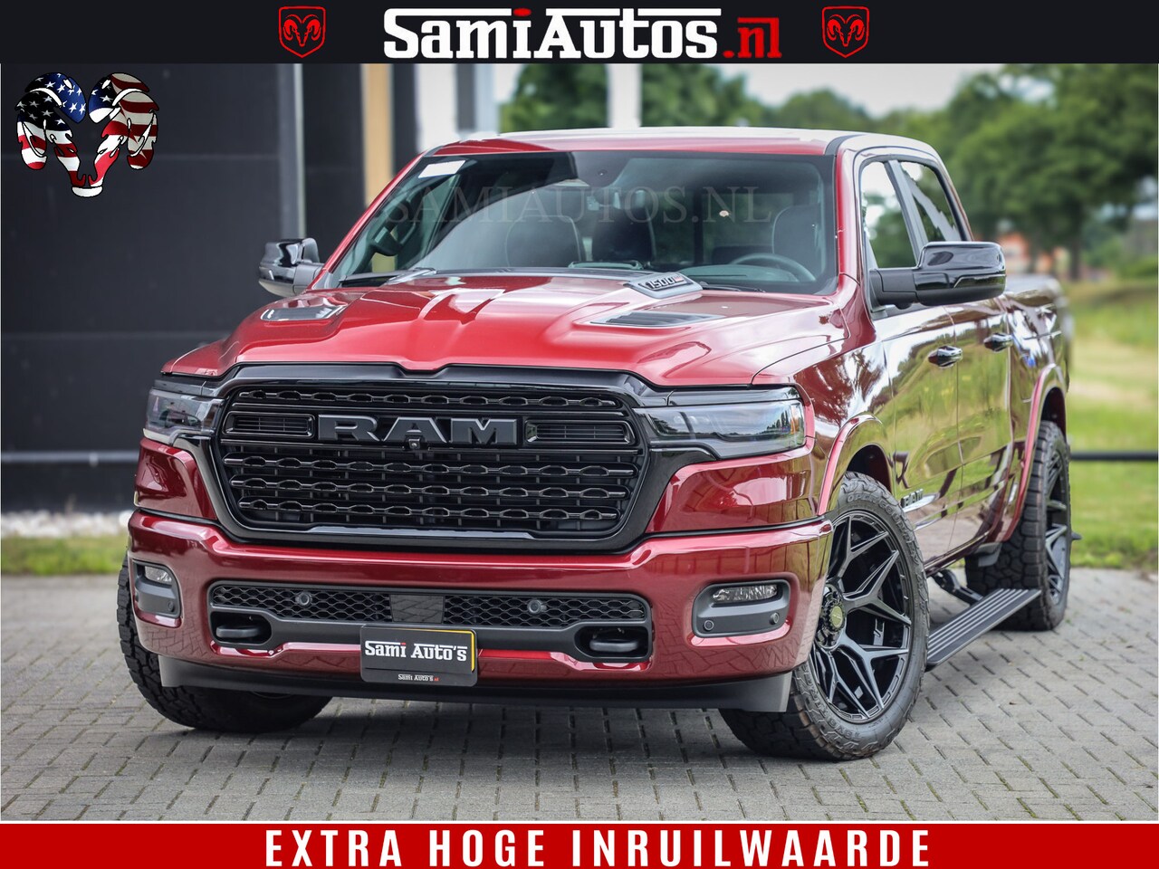 Dodge Ram 1500 - Limited Night H.O 540HP 706Nm | Massage + Full Option | De Meest Luxe en Volle Pick-Up in - AutoWereld.nl