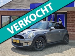 MINI Cabrio - 1.6 Cooper S AUTOMAAT DTC Navigatie Prof PDC Sportstoelen Auto Airco Bluetooth Sportstuurw