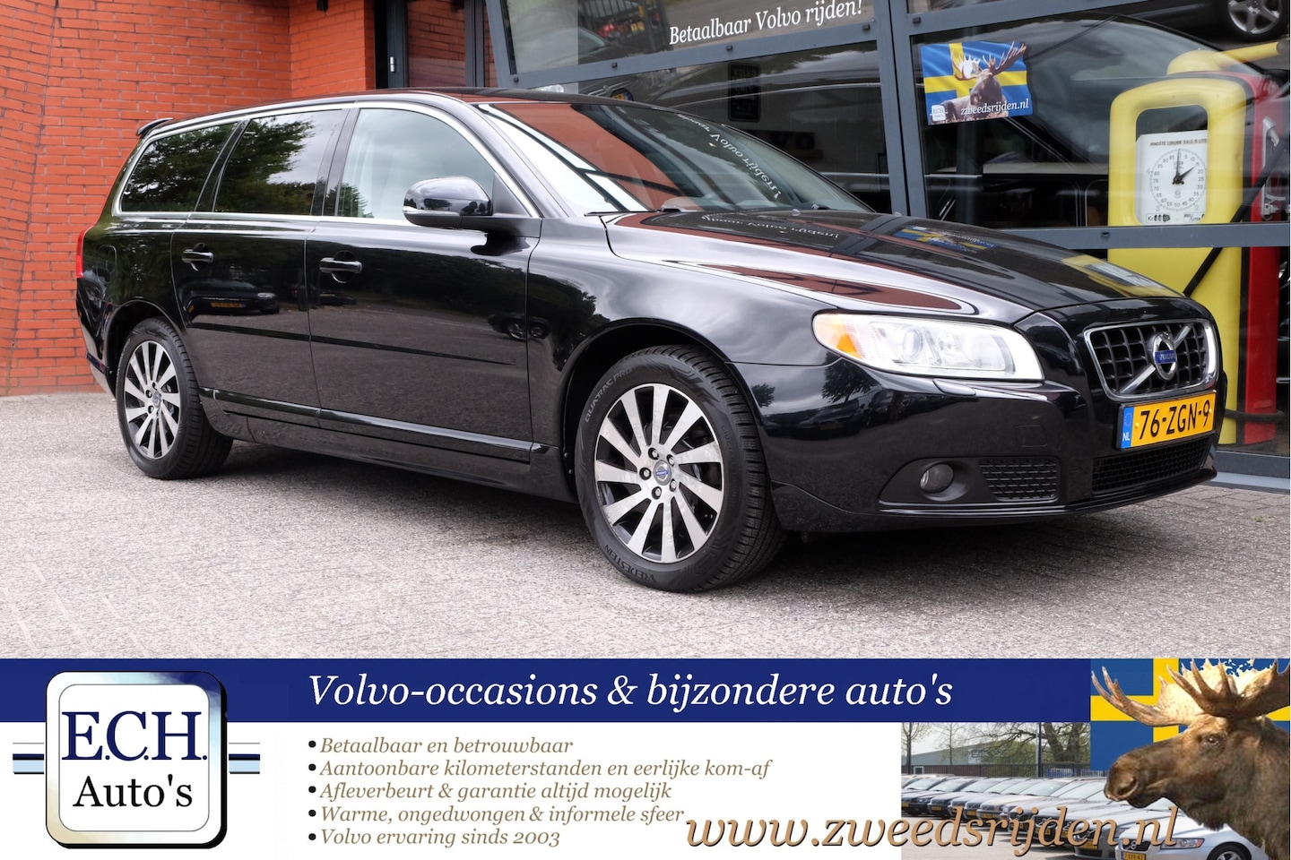 Volvo V70 - T4 180 pk Limited Edition, Leer, Navi, Xenon, Trekhaak - AutoWereld.nl