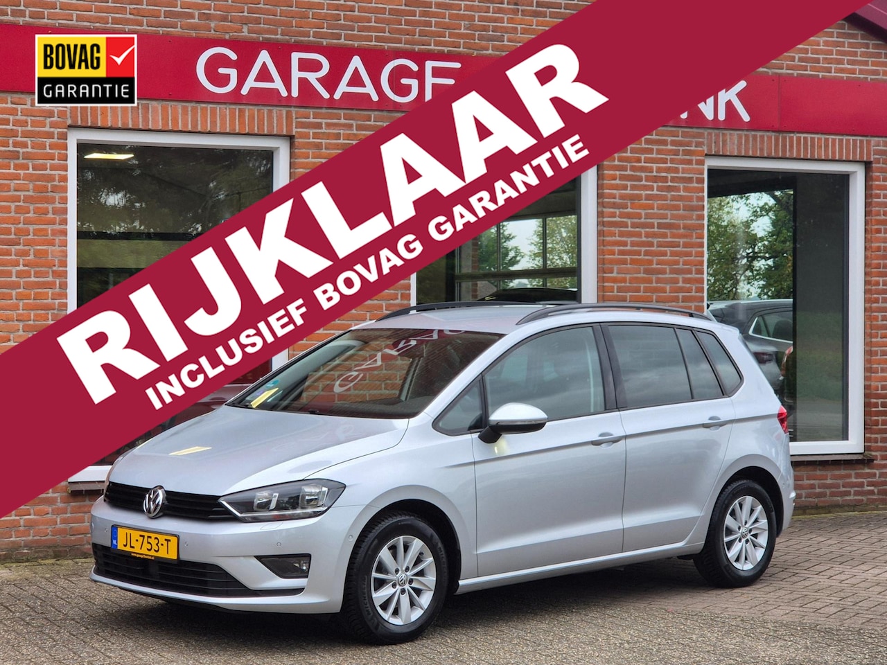Volkswagen Golf Sportsvan - 1.2 TSI Highline 110PK 5drs clima, adap.cruise, navi, trekhaak, pdc RIJKLAAR - AutoWereld.nl