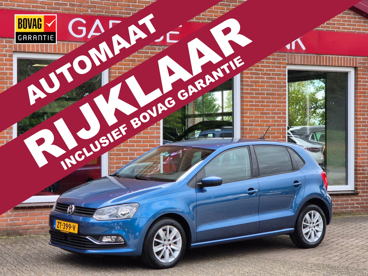 Volkswagen Polo - 1.2 TSI Highline 110PK 5drs AUTOMAAT clima, cruise, navi, trekhaak, lmv RIJKLAAR - AutoWereld.nl