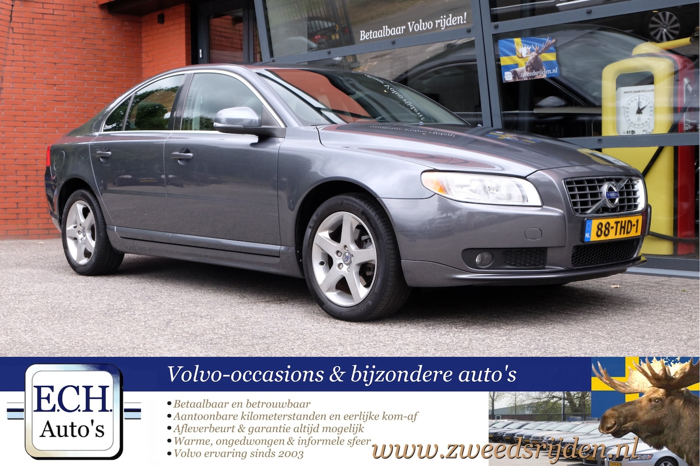 Volvo S80 - T4 180 pk Aut. Navi, 17 inch, Dealer onderhouden, Trekhaak - AutoWereld.nl