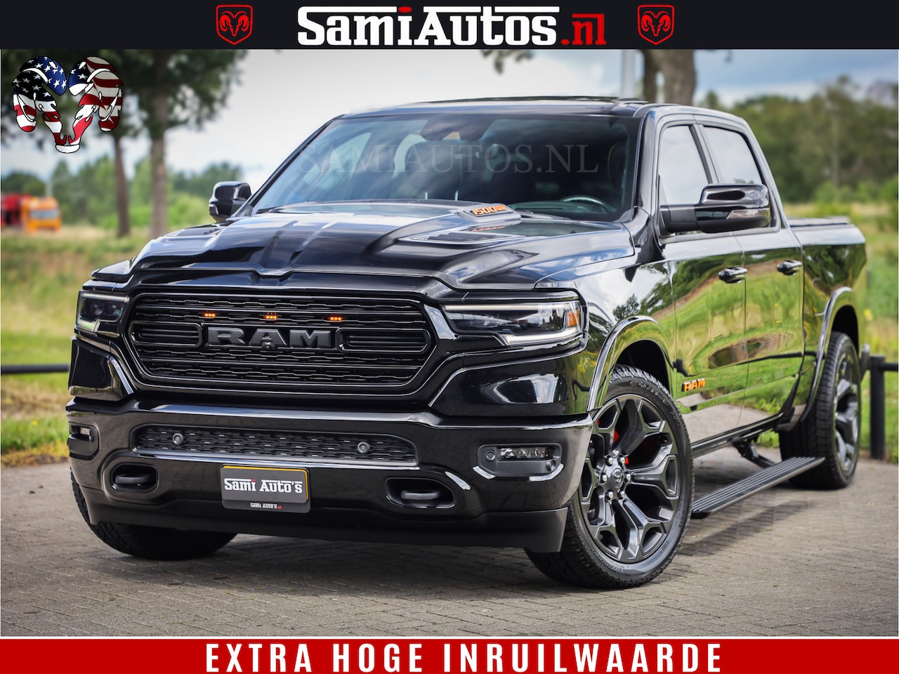 Dodge Ram 1500 - LIMITED | 5.7 V8 HEMI | HUD | BOM VOL | LUCHTVERING | PANORAMA | ADAPTIVE CRUISE | 360 CAM - AutoWereld.nl