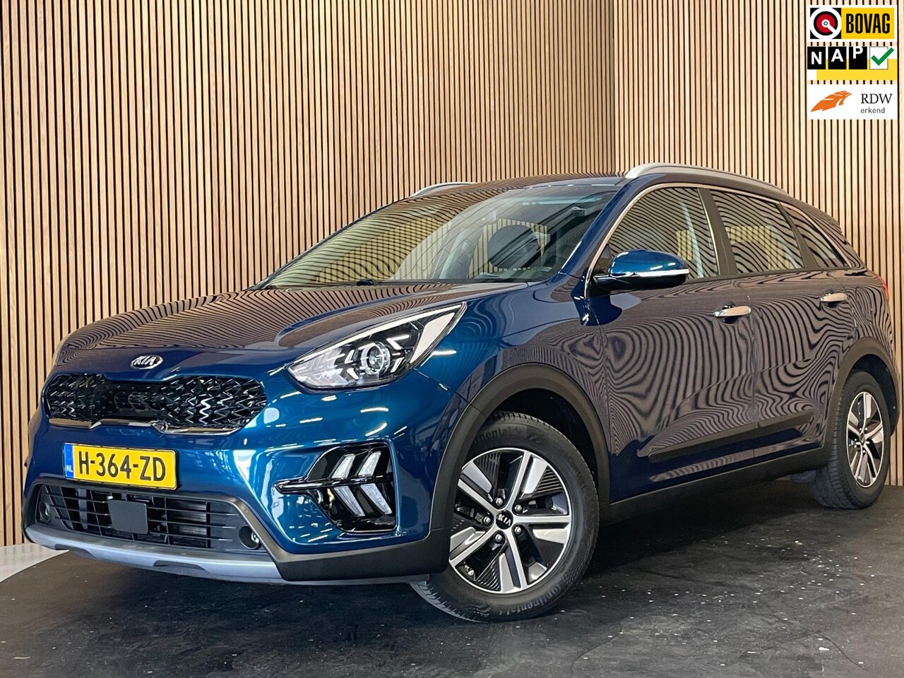 Kia Niro - 1.6 GDi Hybrid DynamicLine |FACELIFT|1/2 LEDER|CARPLAY|CAMERA|ACC|LANE-ASSIST|INCL. BTW|1e - AutoWereld.nl