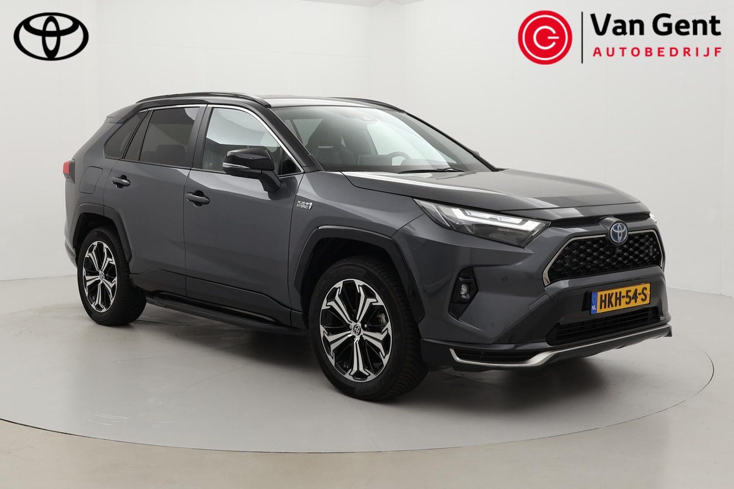 Toyota RAV4 - 2.5 Plug-in Hybrid AWD Bi-Tone Plus | Treeplanken | Stoel-/achterbankverwarming | Stoelven - AutoWereld.nl