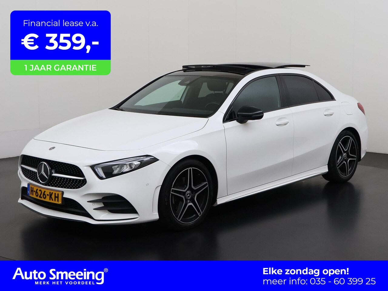 Mercedes-Benz A-klasse - 200 AMG Night | Panoramadak | Widescreen | Stoelverwarming | Zondag Open! - AutoWereld.nl