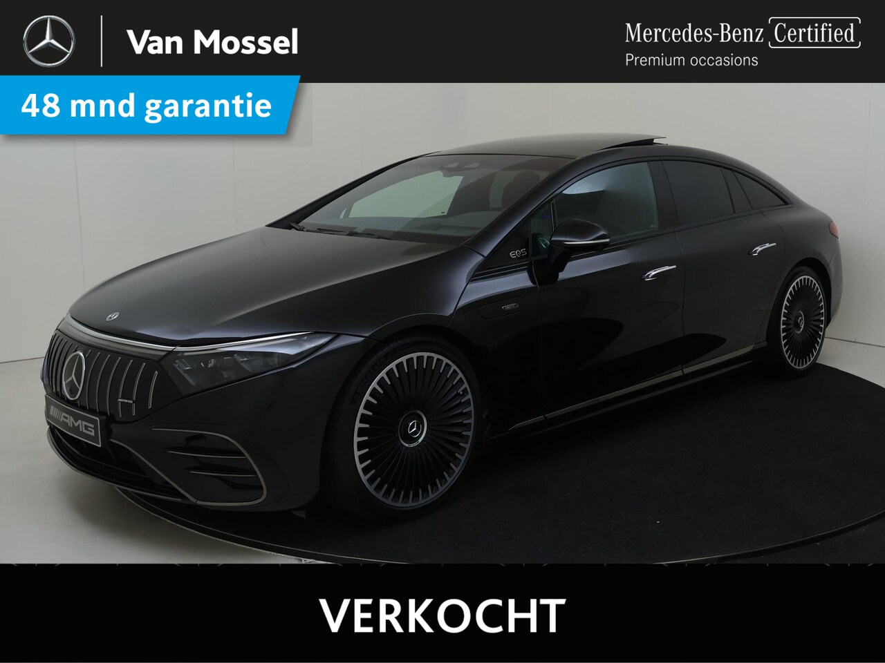Mercedes-Benz EQS - AMG 53 4MATIC+ 108 kWh Premium-Plus /AMG DYNAMIC PLUS /Keramisch /22 Inch /Carbon /Hypersc - AutoWereld.nl