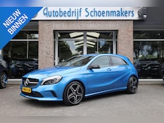 Mercedes-Benz A-klasse - 180 Ambition HALFLEER 18"LMV STOELVERW. TREKHAAK-ELEC. LED CRUISE NAVI 2xPDC ZWARTE-HEMEL