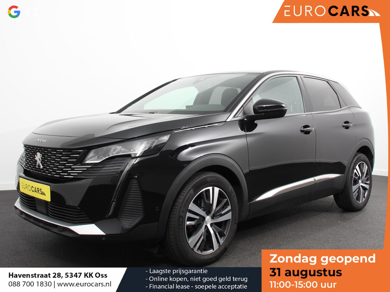 Peugeot 3008 - 1.2 PureTech 130 pk Automaat Allure Pack Business | Stoelverwarming voor | Climate control - AutoWereld.nl