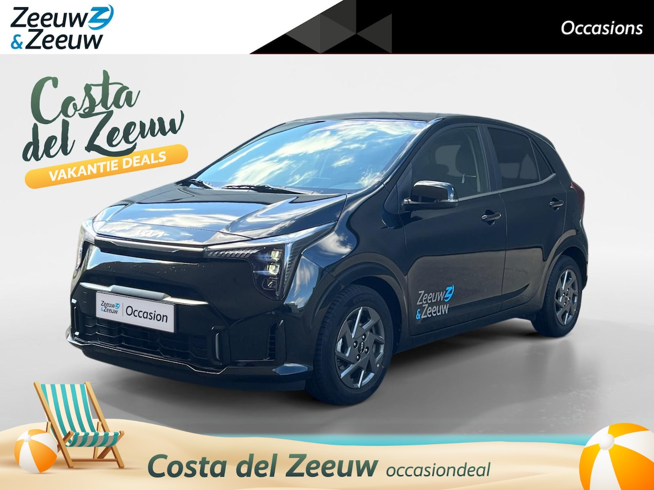 Kia Picanto - 1.0 DPI DynamicPlusLine Automaat | Getinte Ramen | Navigatie | Cruise & Climate Control | - AutoWereld.nl