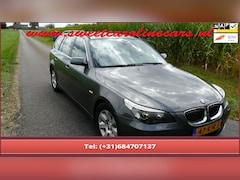 BMW 5-serie Touring - 525d Executive, Lmv's, Grootbeeld Navi, Cruise..., VOL