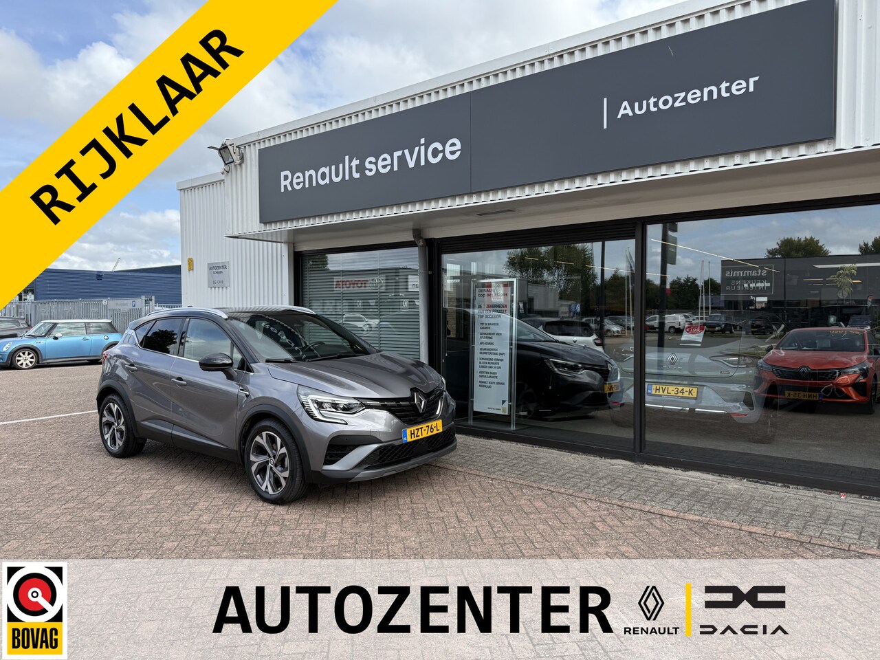 Renault Captur - 1.3 TCe 140 R.S. Line EDC automaat | sensoren v+a | camera | reservewiel | tijdelijk grati - AutoWereld.nl