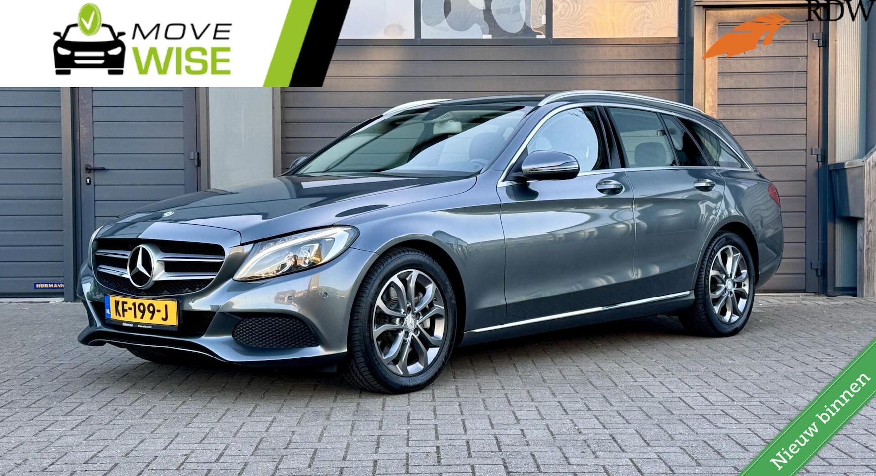 Mercedes-Benz C-klasse Estate - 300 CDI 204pk HYBRID | ZEER NET! | Burmester | Luchtvering | NL Auto | Stoelverwarming | - AutoWereld.nl