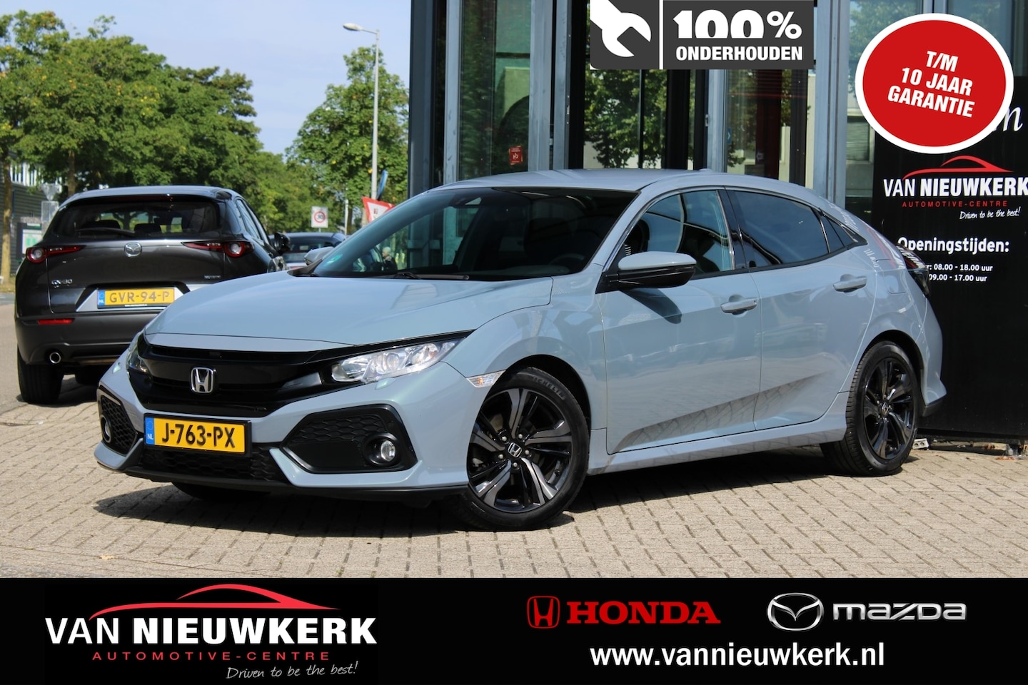 Honda Civic - 1.0 i-VTEC Turbo 126pk Elegance Carplay Trekhaak Dealer Onderhouden - AutoWereld.nl