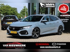 Honda Civic - 1.0 i-VTEC Turbo 126pk Elegance Carplay Trekhaak Dealer Onderhouden