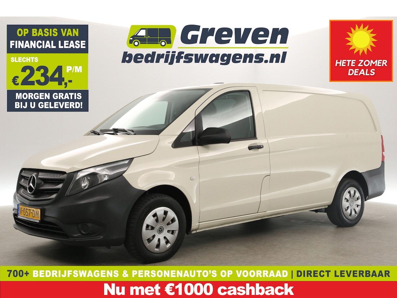 Mercedes-Benz Vito - 114 CDI Lang Airco Cruisecontrol Elektrpakket Schuifdeur Trekhaak - AutoWereld.nl