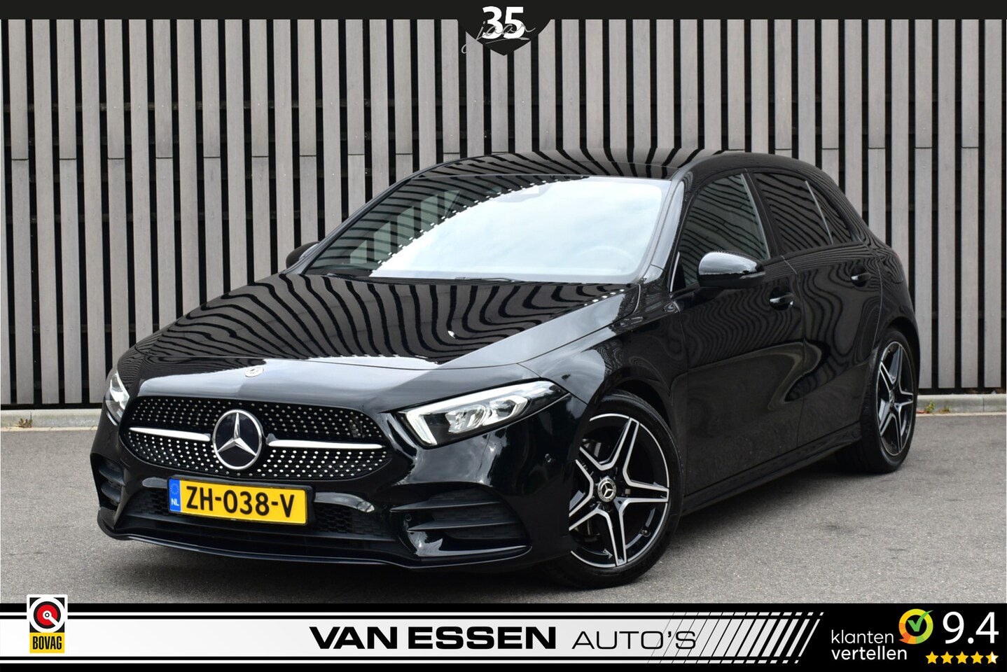 Mercedes-Benz A-klasse - 180 Business Solution AMG Pano Navi Stoelverw. Sfeerlicht NL-Auto! - AutoWereld.nl