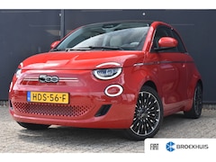 Fiat 500e - 3+1 La Prima 42 kWh 3-Fase | Vol-Leder | Navigatie | Achteruitrijcamera | Stoelverwarming