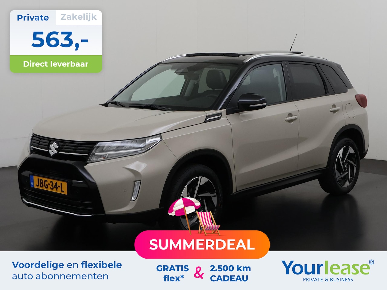 Suzuki Vitara - 1.5 Hybrid Style | All-in 563,- Private Lease | - AutoWereld.nl