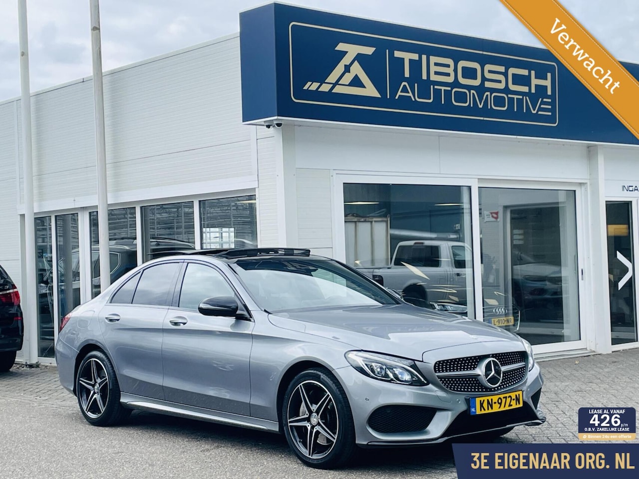Mercedes-Benz C-klasse - 300 AMG Night ✅ 360 gr PANO head-up Adaptieve cruise - AutoWereld.nl