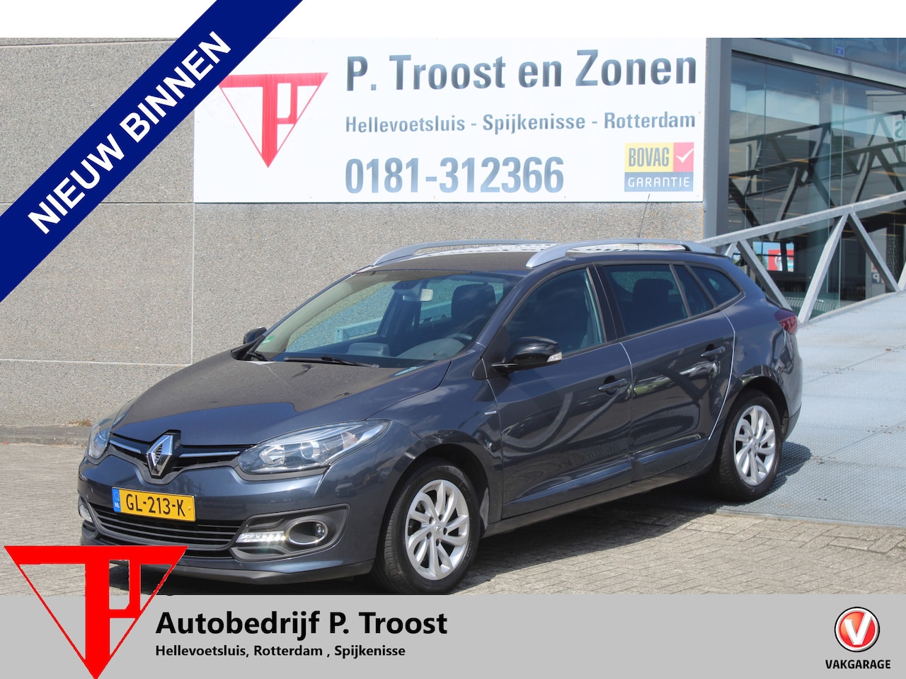 Renault Mégane Estate - 1.2 TCe Limited Navigatie/Cruise control/Climate control/Radio-CD speler/Trekhaak/Elektris - AutoWereld.nl