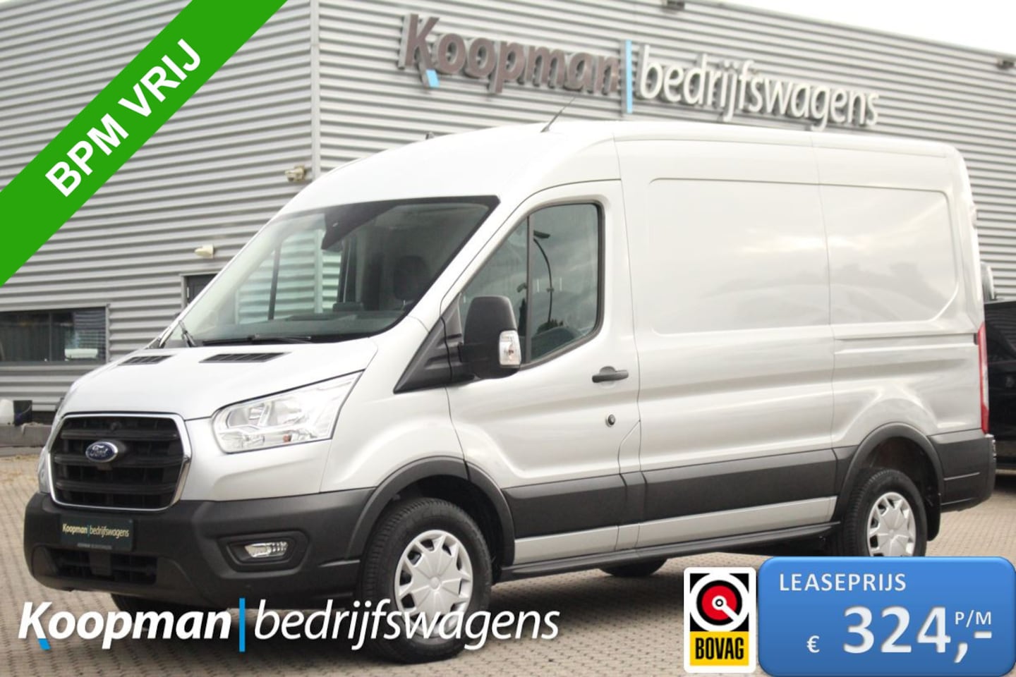 Ford Transit - 350 2.0TDCI 130pk L2H2 Trend | Camera | Airco | Cruise | Lease 324,- p/m - AutoWereld.nl