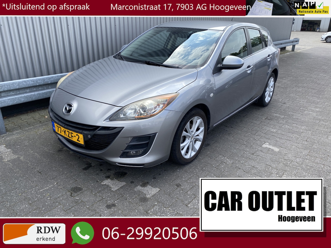 Mazda 3 - 1.6 TS Plus A/C, Stoelvw, CC, PDC v/a, LM,  nw. APK – Inruil Mogelijk – - AutoWereld.nl
