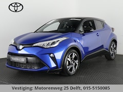 Toyota C-HR - 1.8 HYBRID STYLE BI-TONE AUTOMAAT GARANTIE 2-2032 HALF LEDER. CARPLAY NAVI. 18 INCH .PDC V