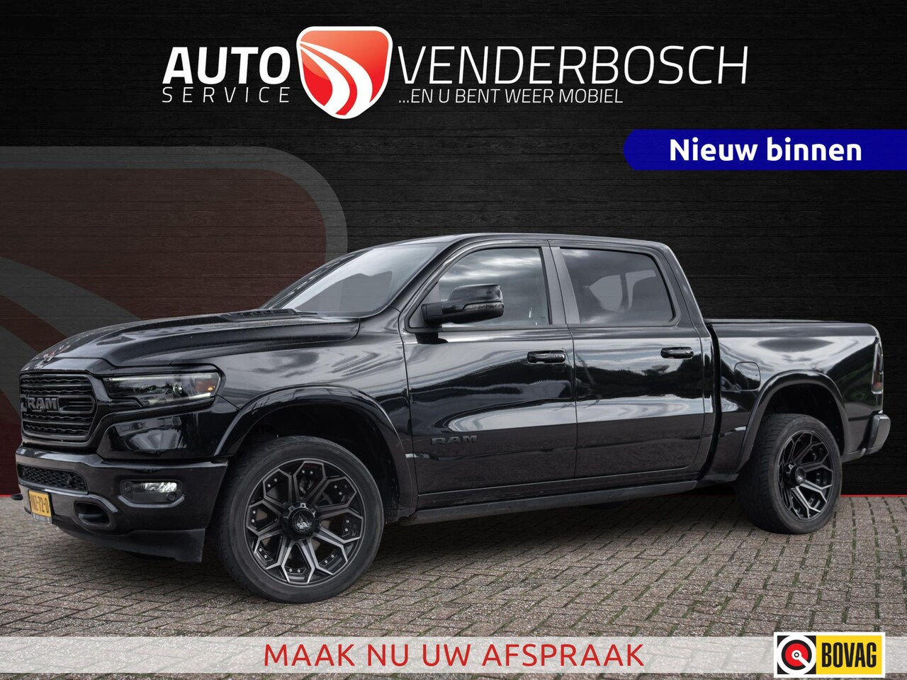 Dodge Ram 1500 - 5.7 V8 4x4 Crew Cab Limited 402pk | 360 Camera | Stoelventilatie | Pano - AutoWereld.nl