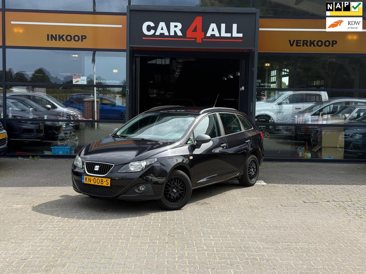 SEAT Ibiza ST - 1.4 Style LM VELGEN/CRUISE/AIRCO/ZWART/APK 08-11-2025 - AutoWereld.nl